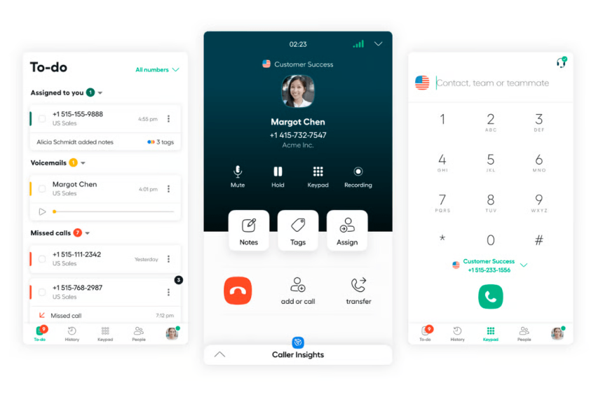 Aircall phone system