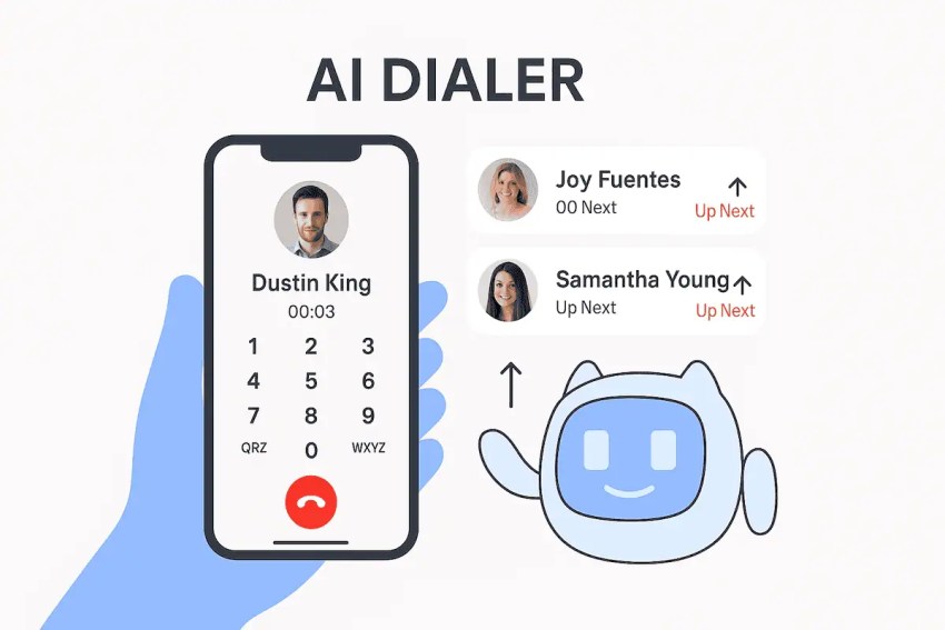 AI dialer simple