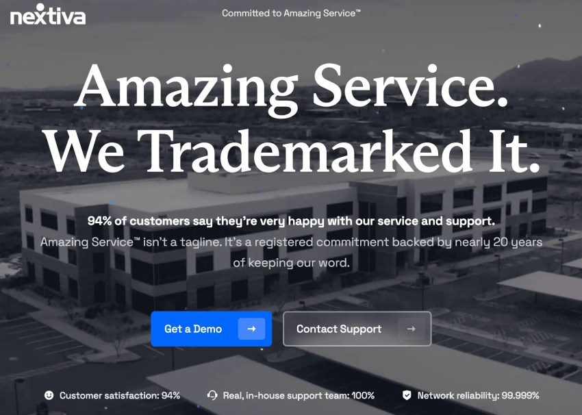 Nextiva's Amazing Service philosophy for customer service