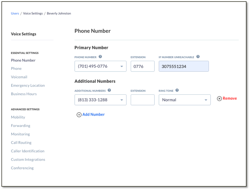 setting up call forwarding in Nextiva