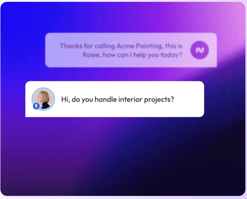 Rosie - an AI call handling service