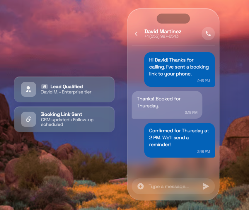 XBert lead qualifying and booking