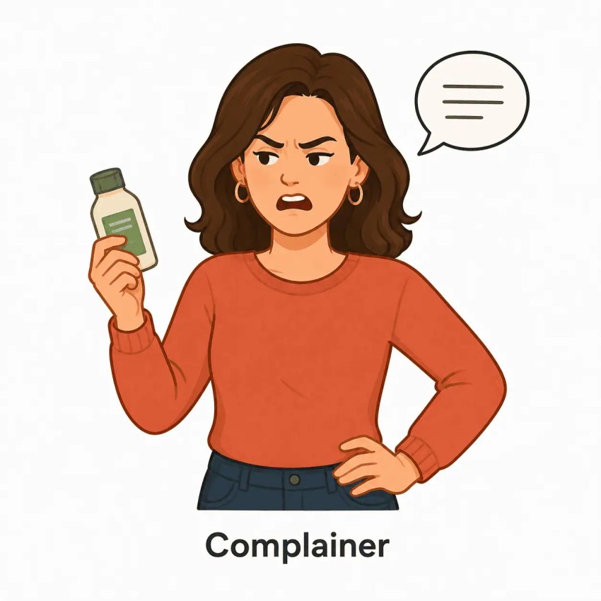 Complainer customer