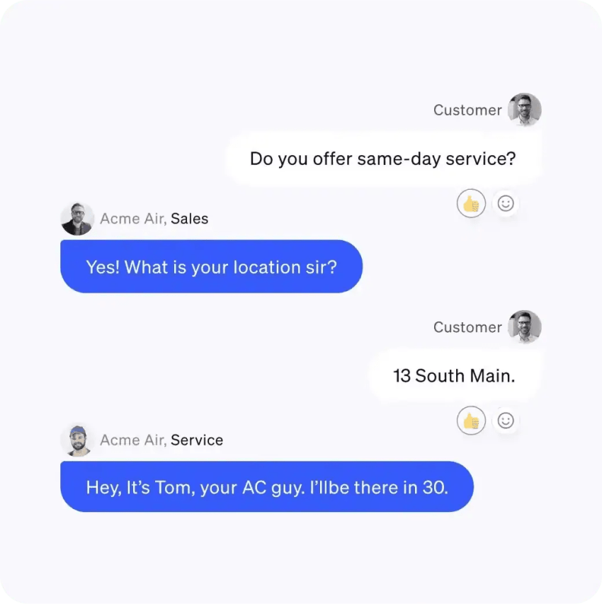 Business texting