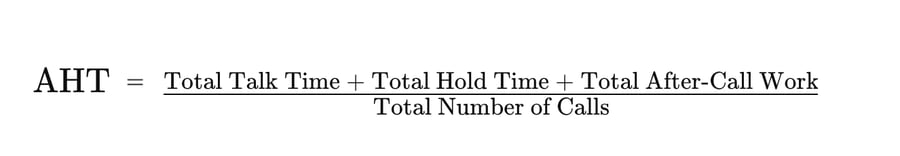 AHT formula