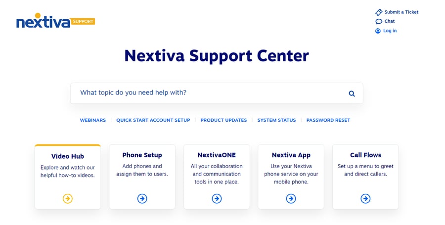 knowledge base nextiva