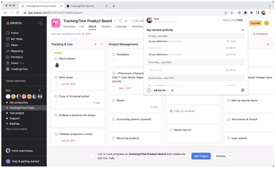 Asana for business communication