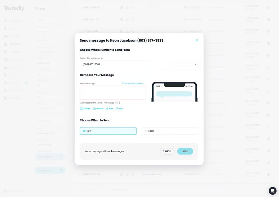 Textedly messaging platform