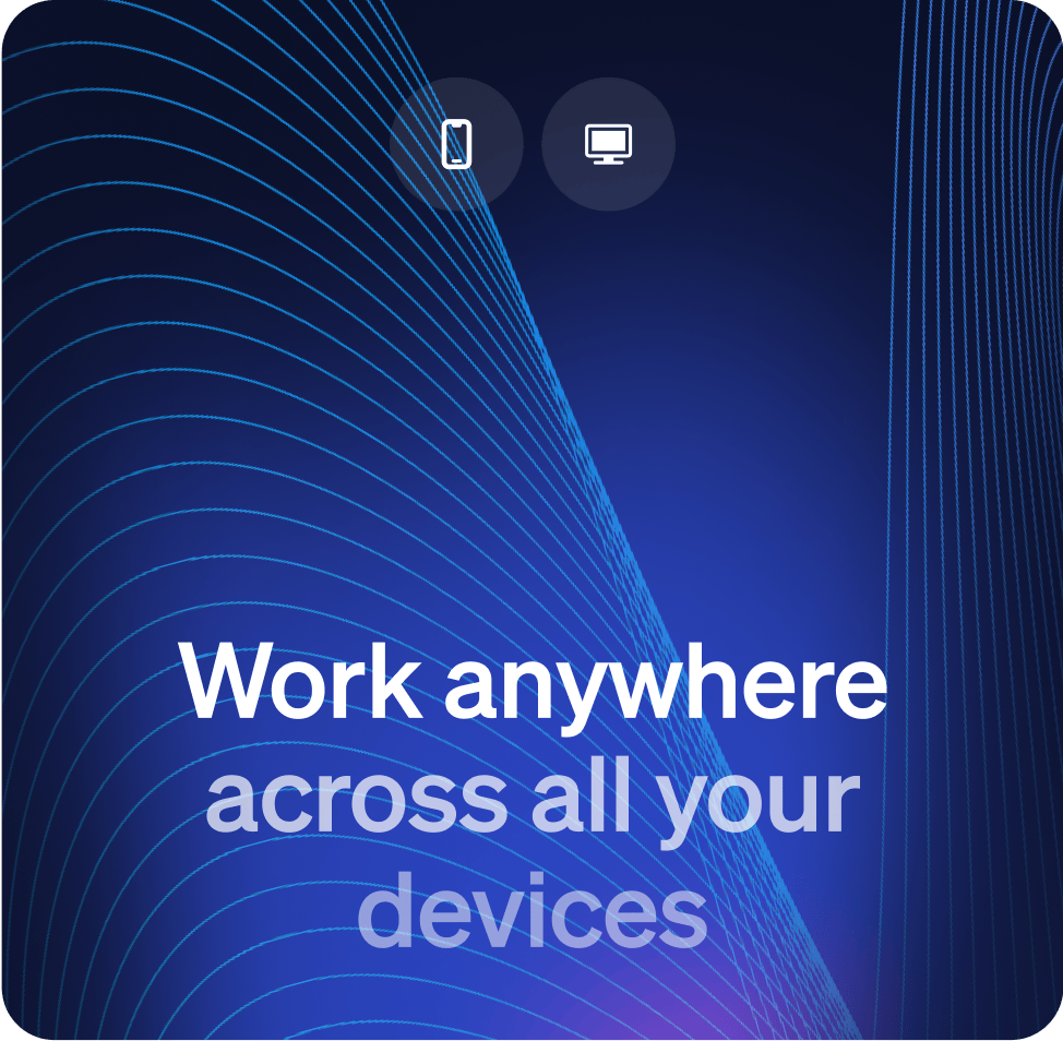 Official NextivaONE app product visual across desktop and mobile devices