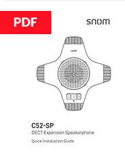 Snom C52-SP Installation Guide