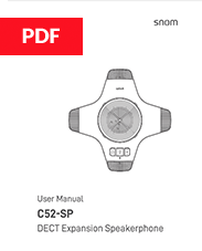 Snom C52-SP User Manual