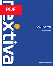 VTech VCS754 User Guide