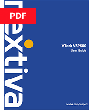 VTech VSP600 User Guide