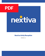 Nextiva Unity Reception User Guide