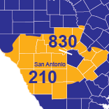 Area Codes 210 and 830