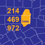 Area Codes 214, 469, and 972