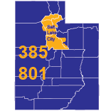 Area Codes 385 and 801