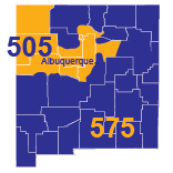 Area Codes 505 and 575