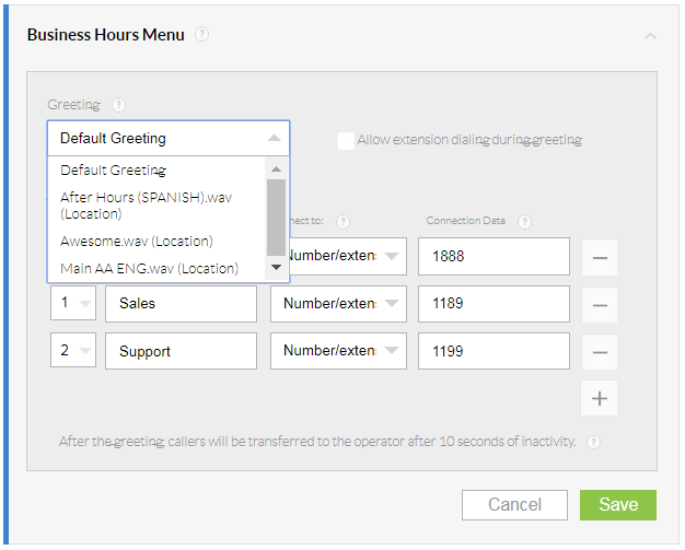 How to change the auto attendant greeting Nextiva Support