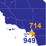 Irvine, CA Local Phone Numbers | Area Code 714, 949