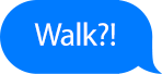 Walk text from Fido